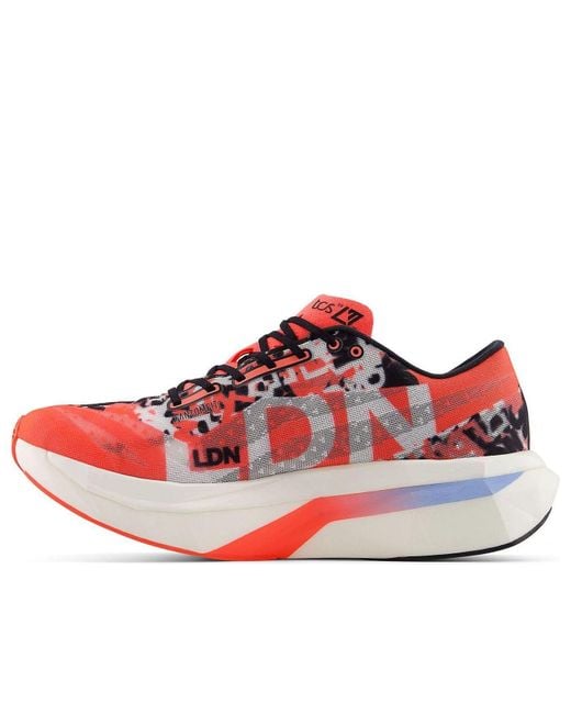 New Balance Red Fuelcell Supercomp Elite V4 'Tcs London Marathon Urgent' for men