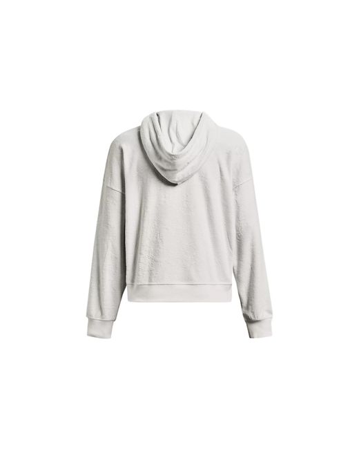Under Armour White Journey Terry Hoodie