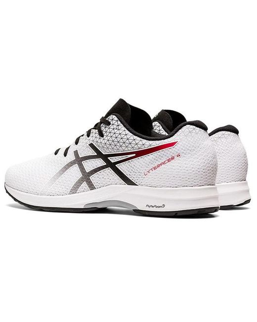Asics White Lyteracer 4 2E Wide for men