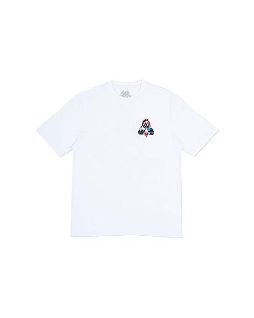 Palace Blue Sans Ferg T-Shirt Glasses Back Logo Short Sleeve