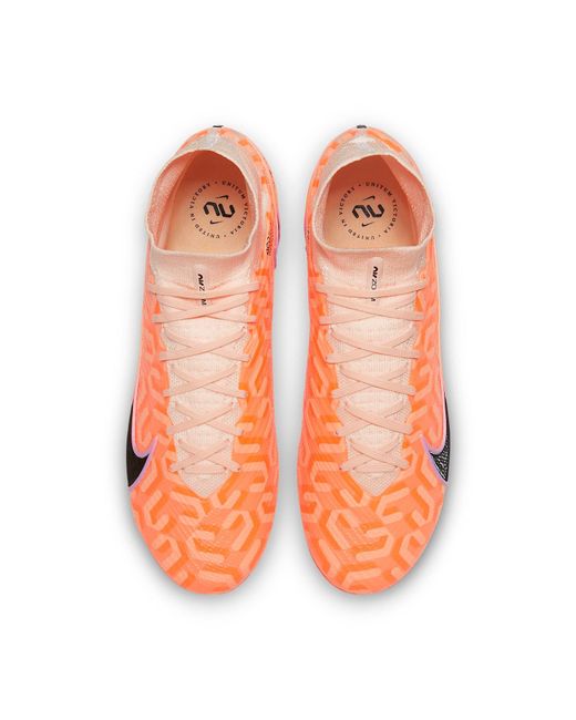 Nike Orange Mercurial Superfly 9 Elite Wc Agpro 'Iced Guava' for men