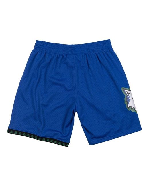 Mitchell & Ness Blue X Nba Minnesota Timberwolves 2003-04 Swingman Shorts for men