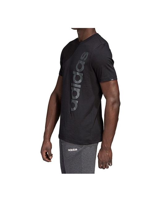 Adidas Black M Vrt Txtrlg T Sports Training Short Sleeve for men