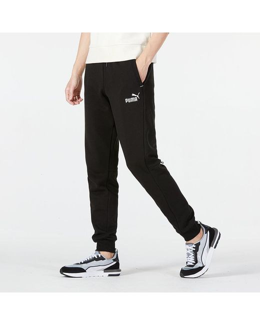 PUMA Black Power Sweatpants Fl Logo for men