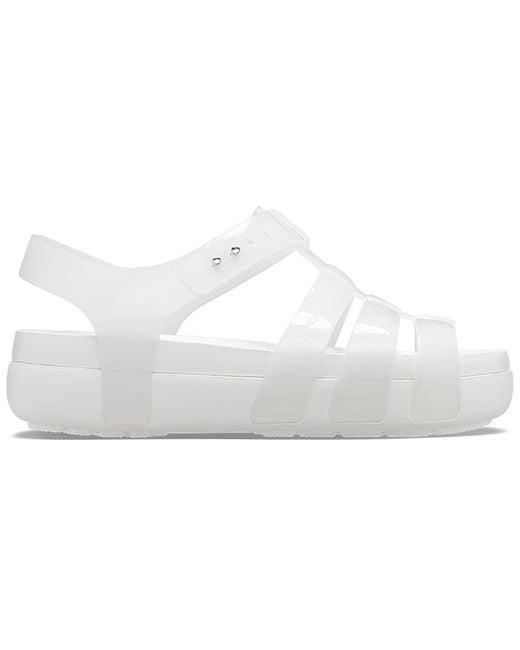 CROCSTM White (Wmns) Splash Glossy Fisherman Sandal