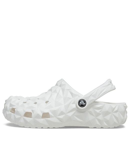 CROCSTM White Classic Geometric Clog for men