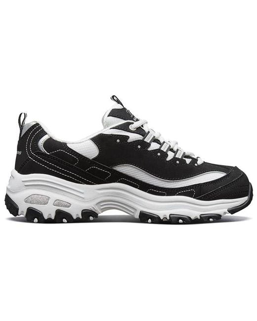 Skechers (Wmns) D'Lites Sports Shoes Gs Blackwhite