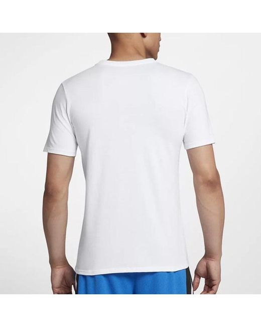 Nike Blue Basketball Is My Summer Job Basketball Tee for men