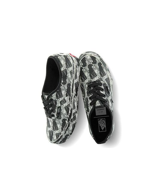 Vans Black Opening Ceremony X Authentic 'Leopard Checker' for men
