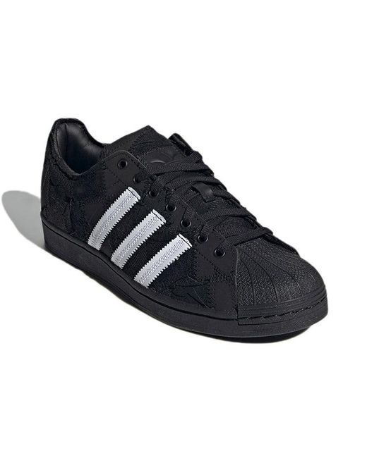 Adidas Blue X Atmos X Recouture Superstar 'Patchwork for men