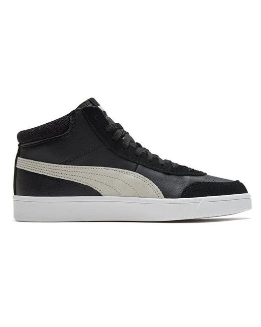 PUMA Black Court Legend Casual Skateboarding Shoes for men