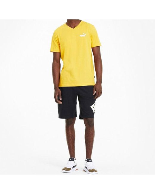 PUMA Black Sport Style Sweat Shorts for men