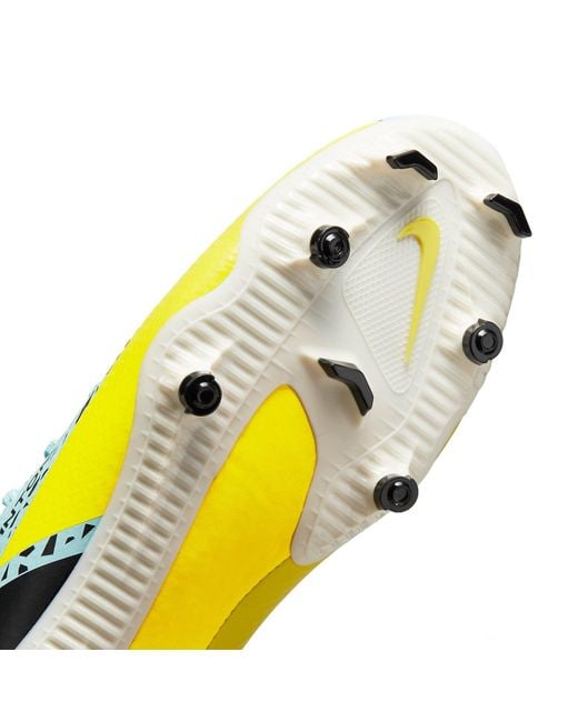 Nike Yellow Unisex Phantom Gt2 Academy Dynamic Fit Mg Multi-ground Soccer Cleats In Blue, for men