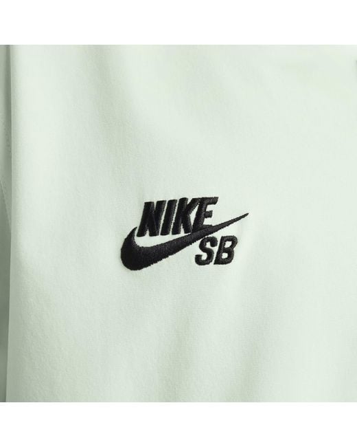 Nike Green Sb Short-Sleeve Button-Up Skate Bowler Shirt 'Federation Agnostic' for men
