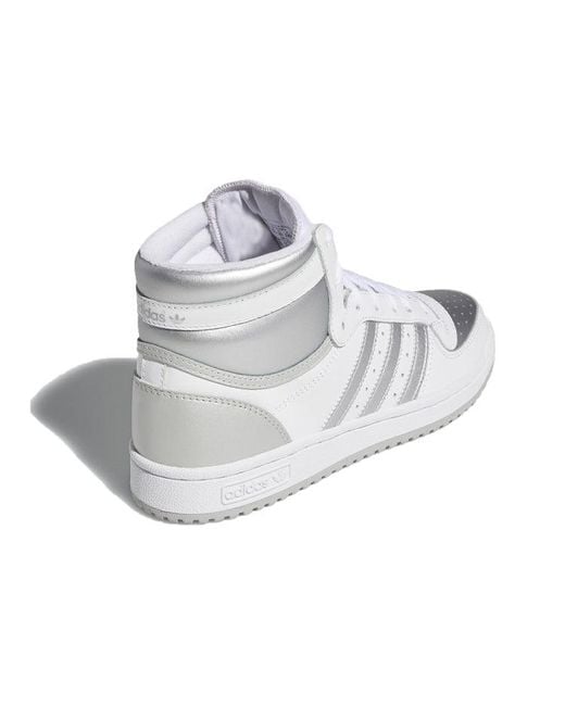 Adidas White (Wmns) Top Ten Hi Toe'