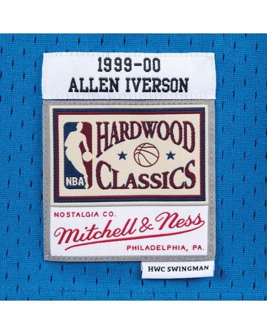 Mitchell & Ness Blue X Nba Philadelphia 76Ers 1999-2000 Swingman Jersey 'Allen Iverson 3' for men
