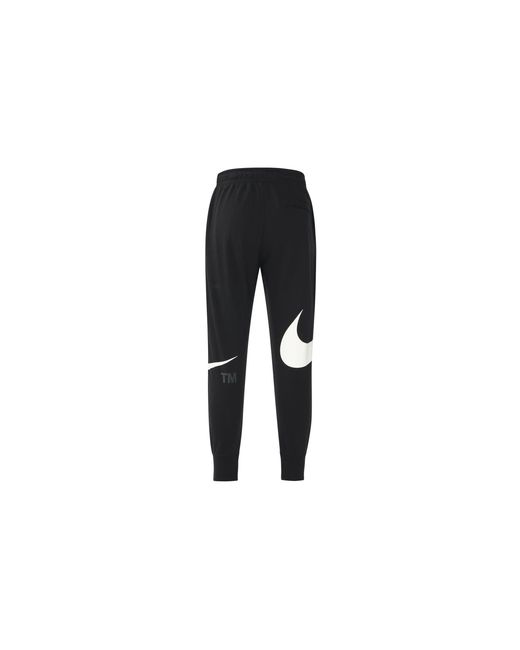 Nike Black Large Logo Lacing Knit Bundle Feet Sports Pants/Trousers/Joggers Autumn for men