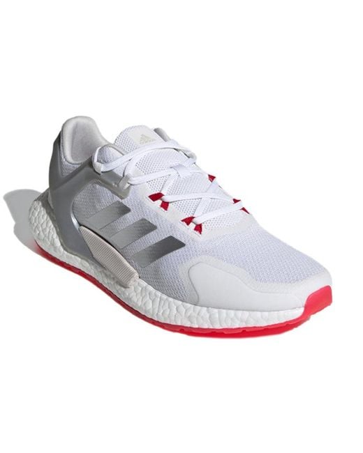 Adidas White Alphatorsion Boost Rtr Metallic' for men