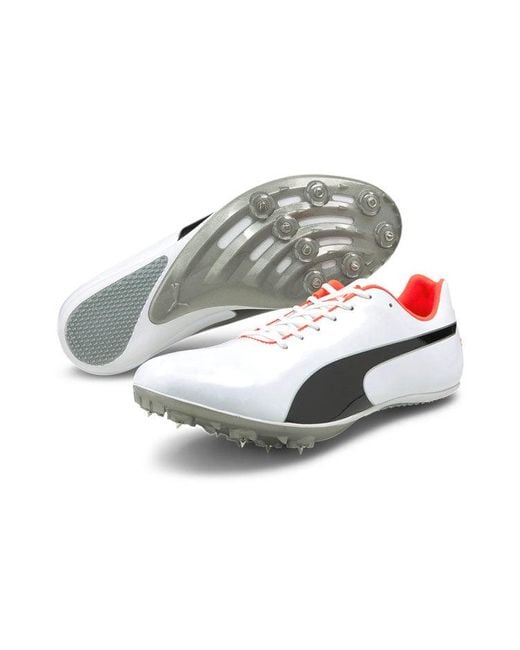PUMA White Evospeed Sprint for men