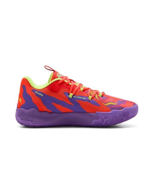 PUMA Purple Mb.03 Lo 'Lava' for men