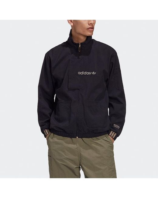 Adidas Blue Ryv Jacket 'Core' for men