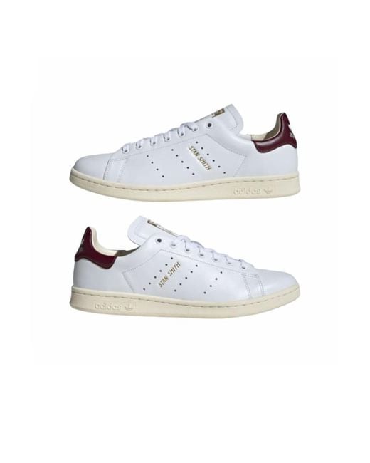 Adidas White Stan Smith Lux 'Cloud' for men
