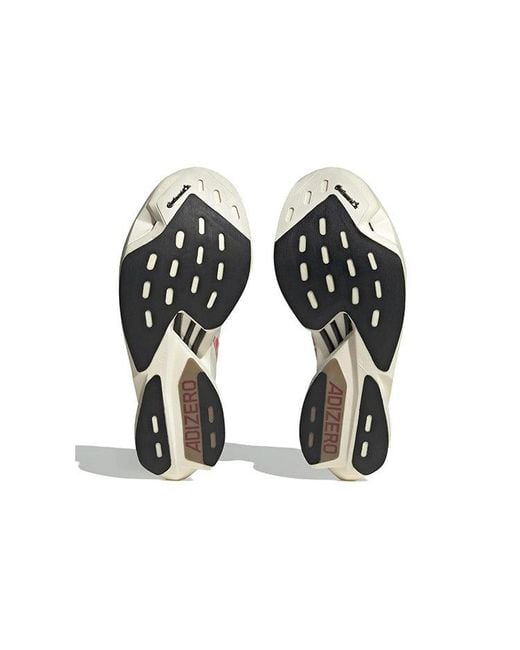 Adidas White Adizero Pro 3.0 'To Run Is To Live' for men