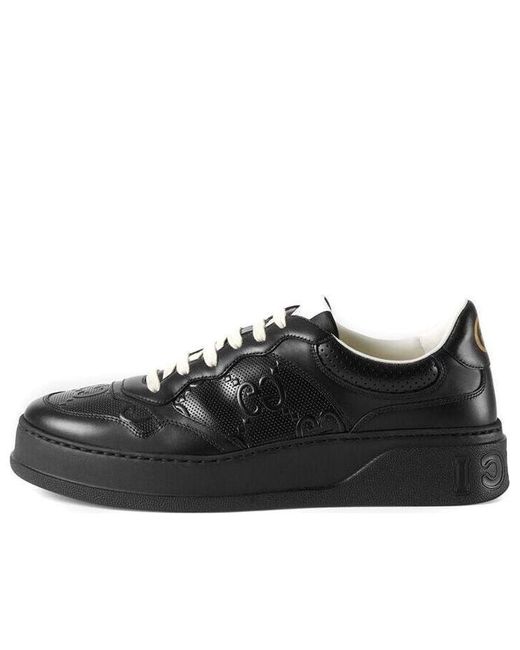 Gucci Black gg Embossed Sneaker for men
