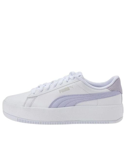 PUMA White (Wmns) Lily Platform Laced Heather'