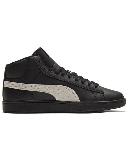 PUMA Black Smash V2 Mid for men