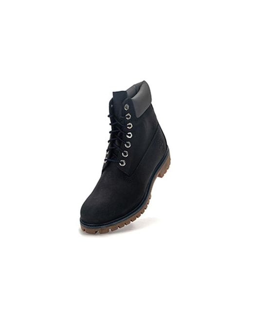 Timberland Black Classic 6 Inch Waterproof Boot 'Dark' for men