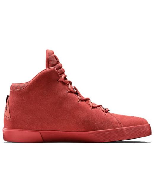 Nike Red Lebron 12 Sportswear Lifestyle Qs 'Challenge Challenge' for men