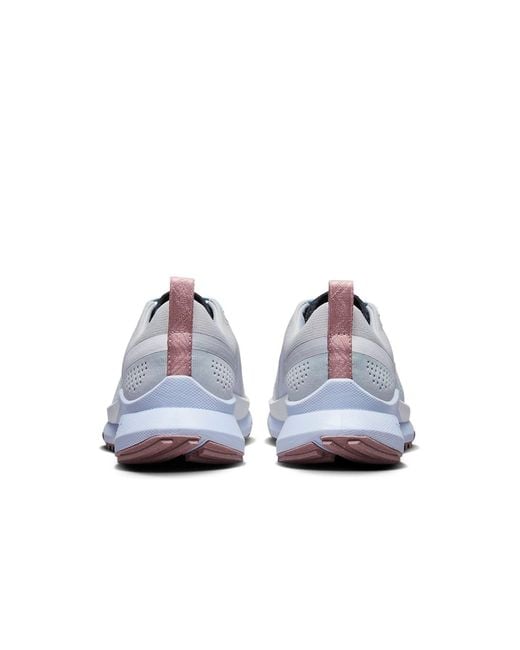 Nike White React Pegasus Trail 4 Trail Running Shoe