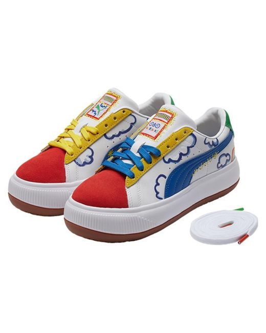 PUMA Blue (Wmns) X Flabjacks Suede Mayu 'Happy Doing Nothing Island'