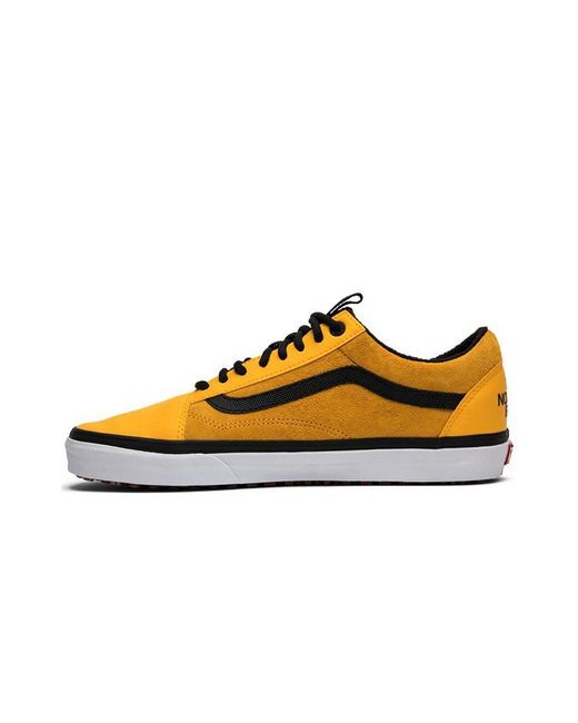 Vans Old Skool Mte Dx The North Face Yellow in Brown for Men | Lyst