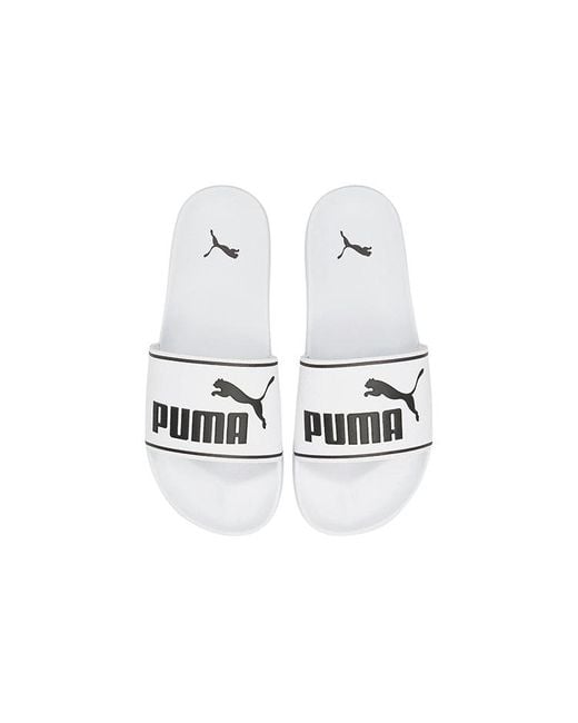PUMA White Leadcat 2.0 Slide for men