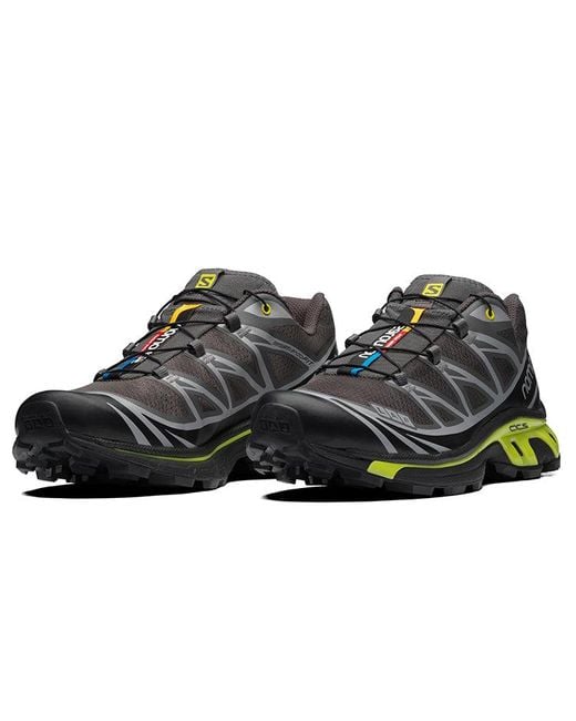 Salomon Brown Xt-6 Neon' for men