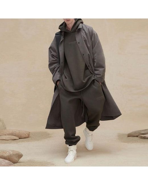 Fear Of God Black Fw22 Relaxed Hoodie 'Off' for men