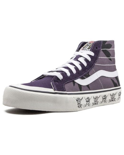 Vans Blue Sk8-Hi 138 Decon Sf 'Summer Leaf Plum' for men