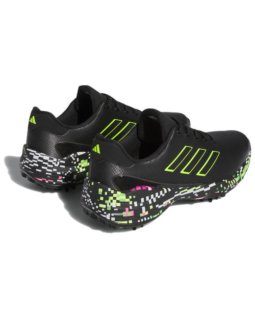 Adidas Black Zg23 Glitch Boost Lucid Lemon' for men