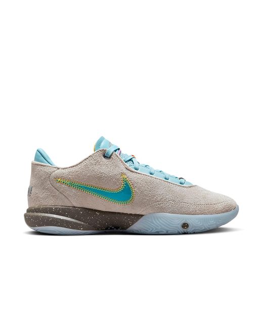 Nike Blue Lebron 20 Ep 'Unknwn Message for men