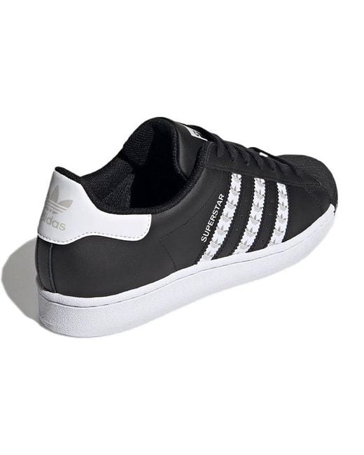 Adidas Black Originals Superstar Logo for men