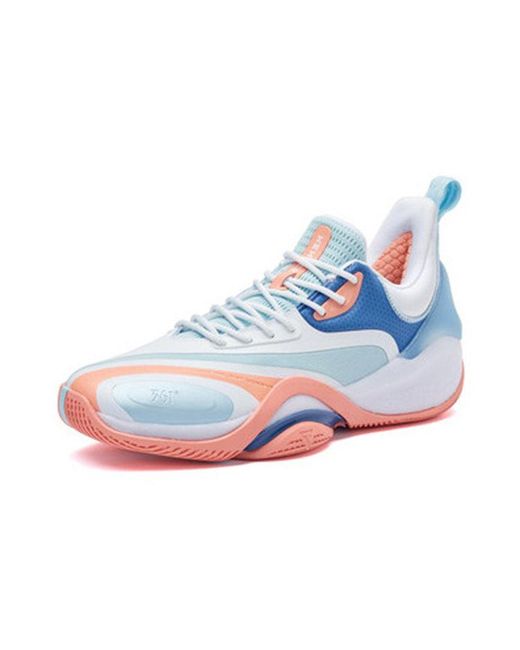 361 Degrees Blue Spencer Dinwiddie Flowing Time Professional Basketball Shoes for men