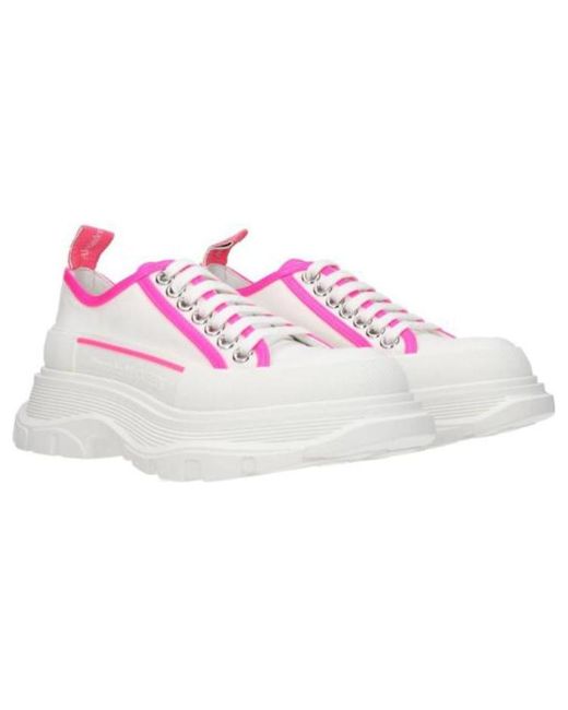 McQueen Pink (Wmns) Tread Slick Lace Up Neon'