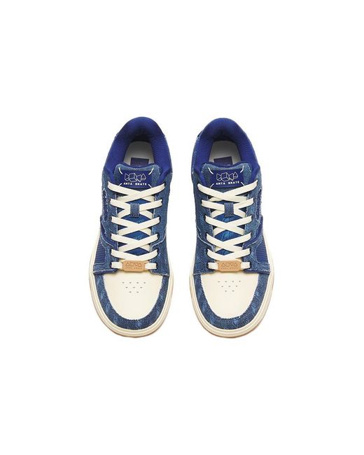Anta Blue (Wmns) Skateboarding Series Sneakers 'Denim Gum'