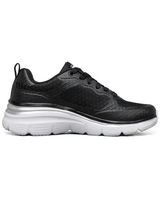 Skechers Black (Wmns) Fashion Fit Running Shoes