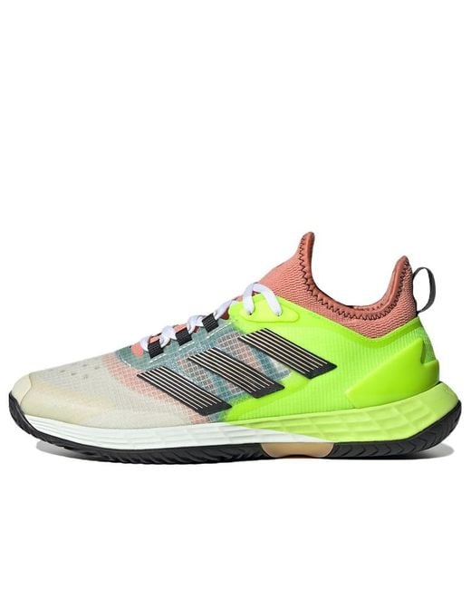 Adidas Green Adizero Ubersonic 4.1 'Off Lucid Lemon' for men