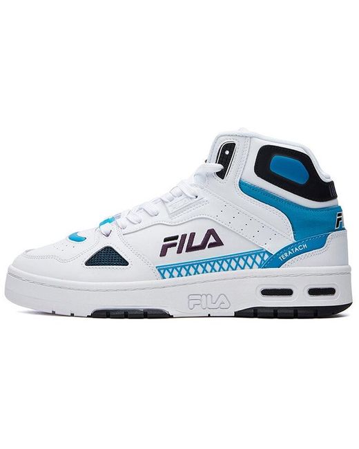 Fila Teratach Mid White blue for Men Lyst