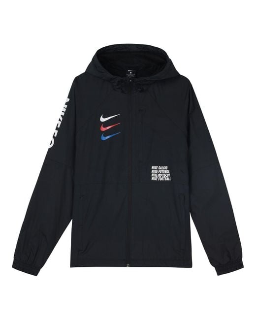 Nike Blue F.C. Woven Breathable Football Sports Jacket for men