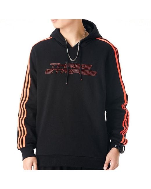 Adidas Blue M Fav Nn Hd Logo Printing Fleece Lined Stay Warm Sports Pullover for men